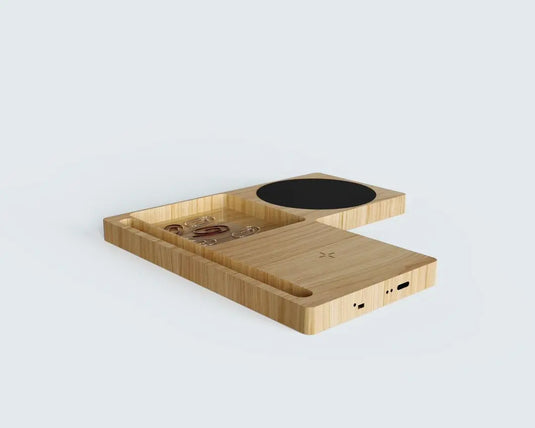 Wangari Willow 3.0 15W Wireless Charger With Cup warmer & Phone Stand